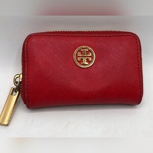 Tory Burch Saffiano Zip Coin Wallet